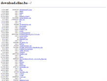 Tablet Screenshot of download.eline.ba
